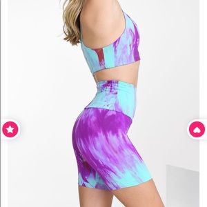 Booty by Brabants marble shorts fuchsia